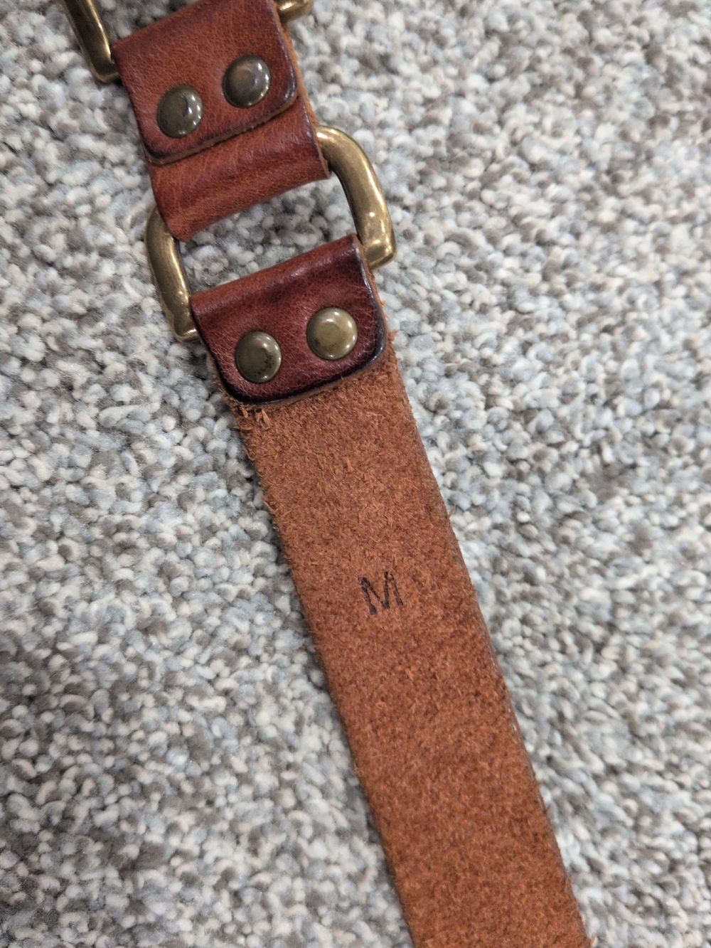 J.Crew Women's Italian Leather Belt Size M Brown Western Boho Equestrian Cinch - Picture 8 of 14